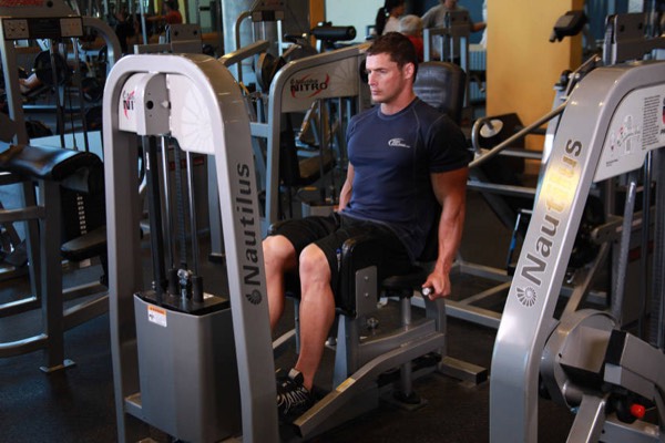 Hip Abduction Machine start position