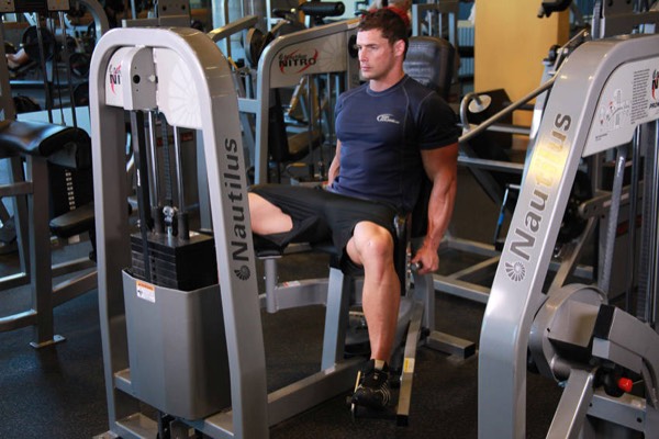 Hip Abduction Machine finish position