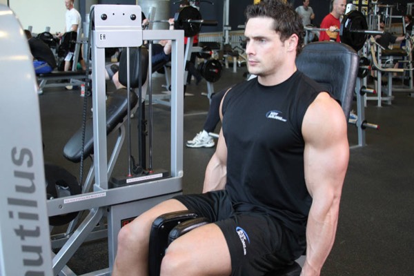 Hip Adduction Machine finish position