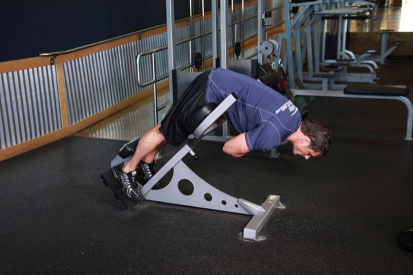 Back Extension finish position
