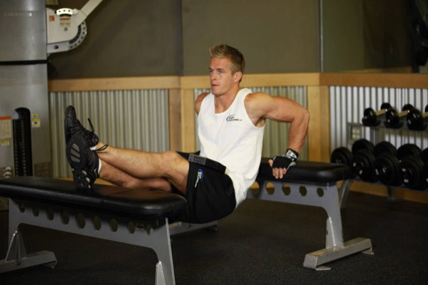 Bench Dip finish position