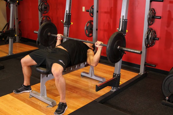 Barbell Bench Press start position