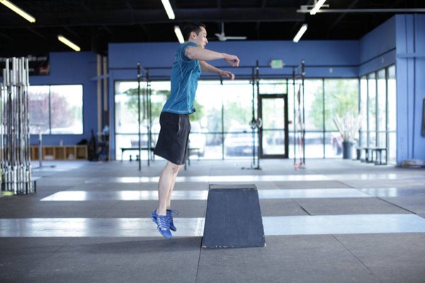 Box Jump finish position