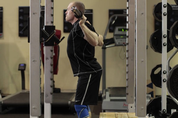 Box Squat start position