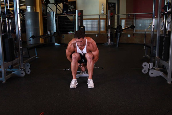 Cable Lateral Raise start position