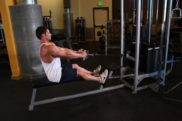 Seated Cable Row start position