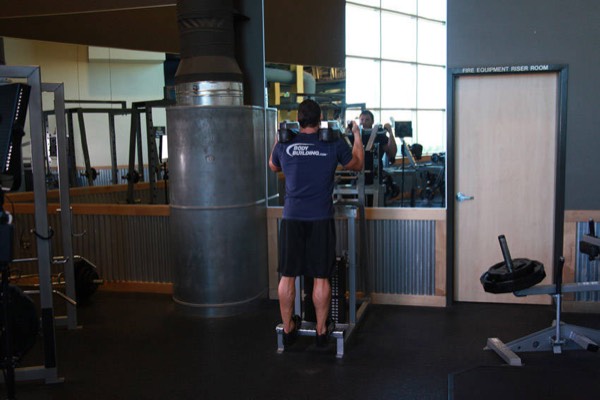 Standing Calf Raise start position