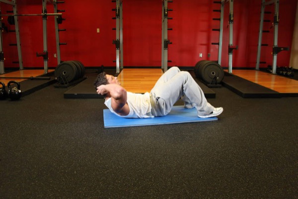 Crunch finish position
