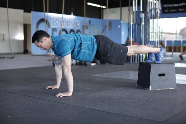 Decline Push-Up start position