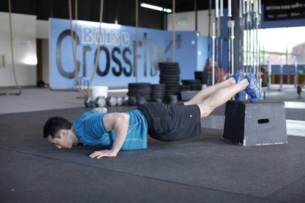 Decline Push-Up finish position