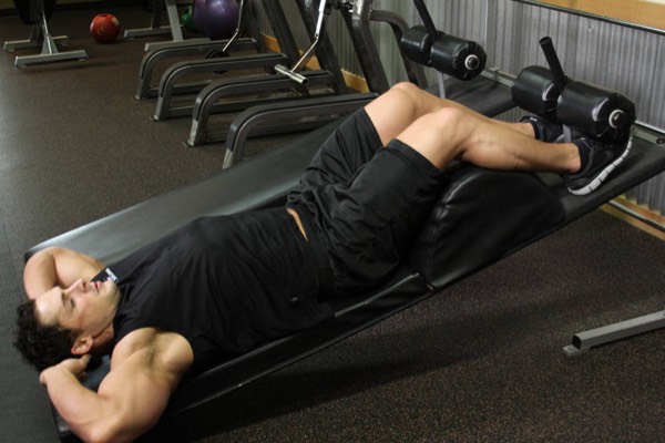 Decline Sit-Up start position
