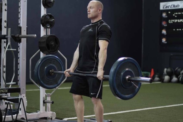 Deficit Deadlift finish position