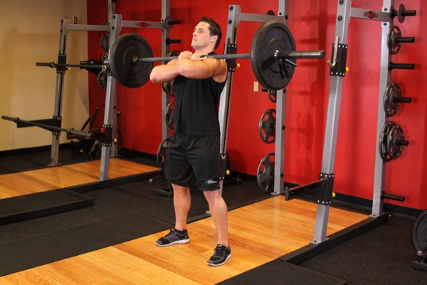 Front Squat start position