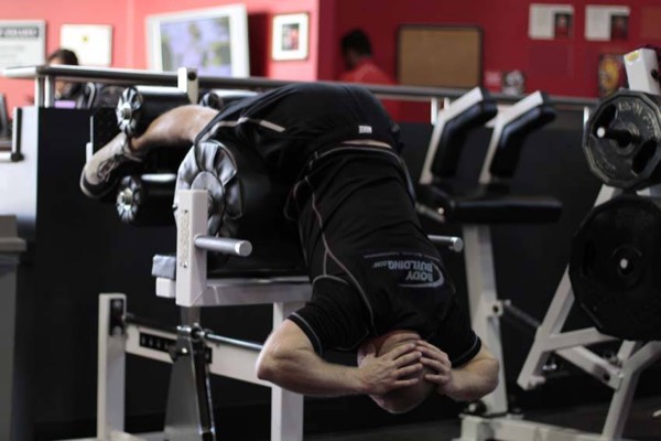 Glute-Ham Raise start position