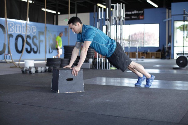 Incline Push-Up finish position