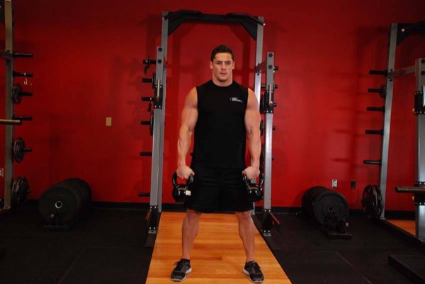 Kettlebell Snatch finish position