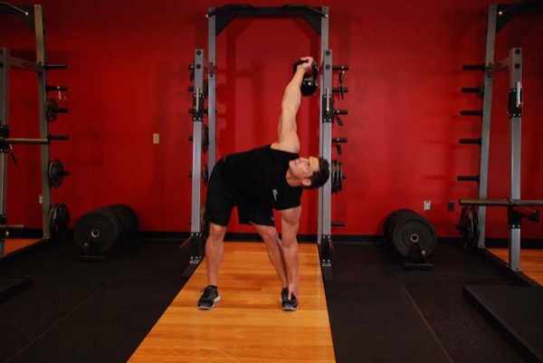 Kettlebell Windmill finish position