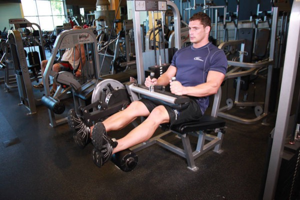 Seated Leg Curl start position