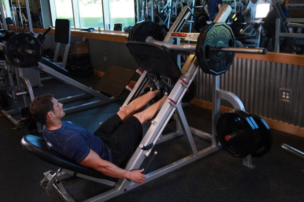 Calf Press (Leg Press) start position