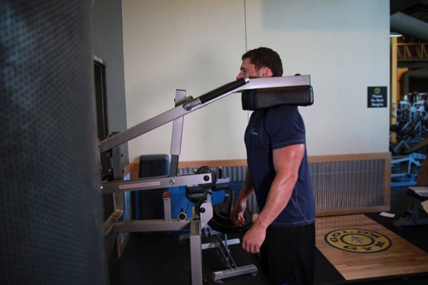 Machine Shrug start position