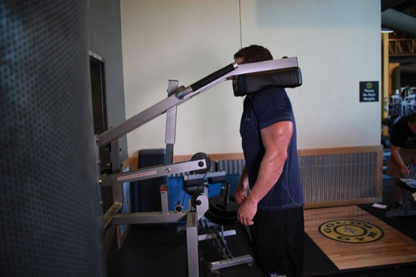Machine Shrug finish position