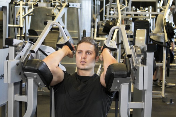 Triceps Extension Machine start position
