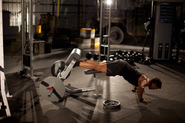 Nordic Hamstring Curl finish position