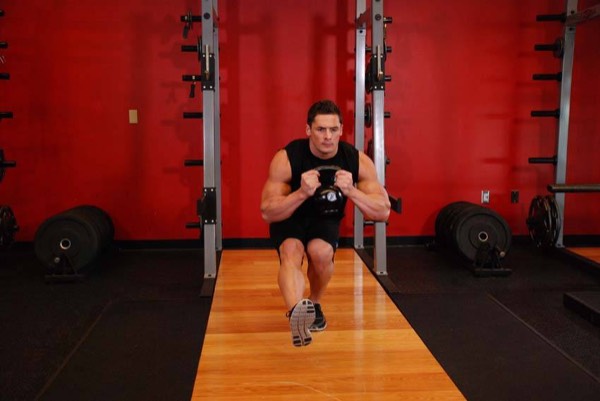 Pistol Squat finish position