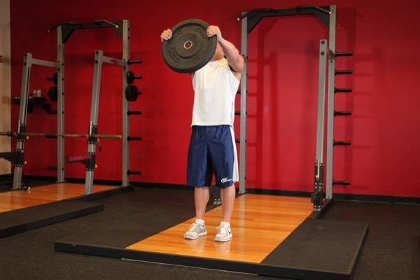 Plate Front Raise finish position