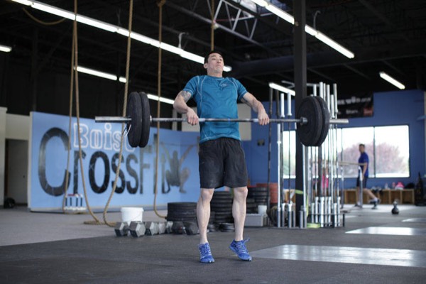 Power Clean finish position