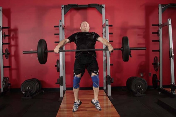 Power Snatch finish position