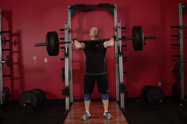 Push Press start position