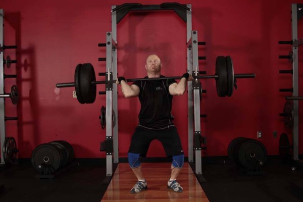 Push Press finish position