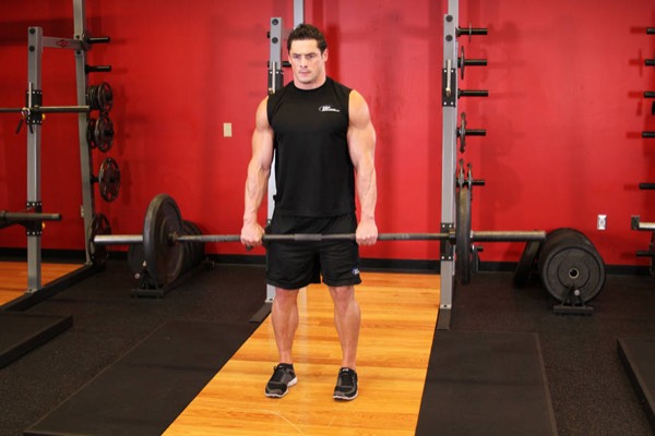 Romanian Deadlift finish position