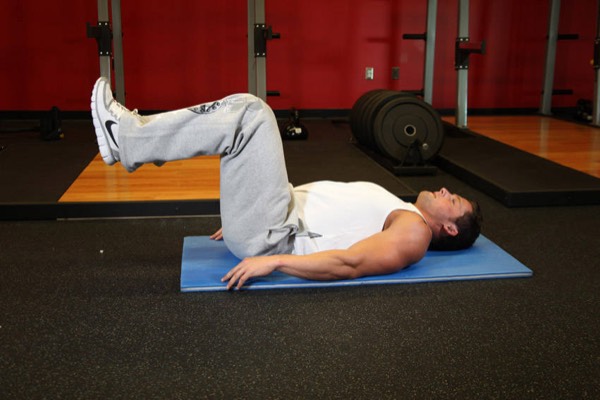 Reverse Crunch start position