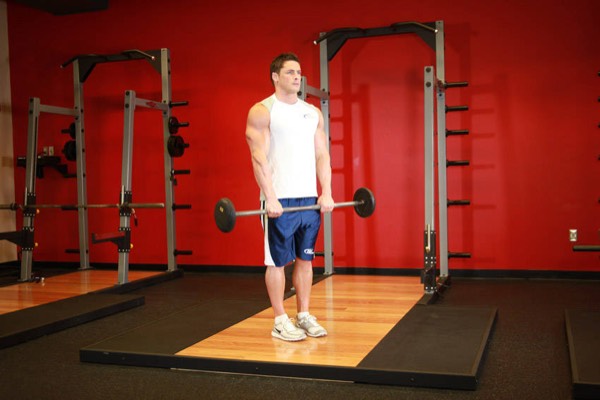 Reverse Curl start position