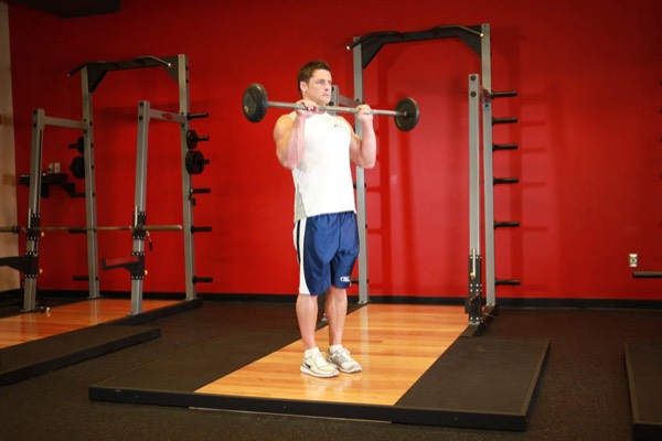 Reverse Curl finish position