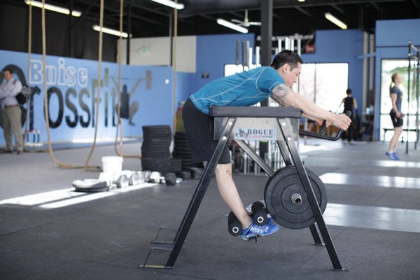 Reverse Hyperextension start position