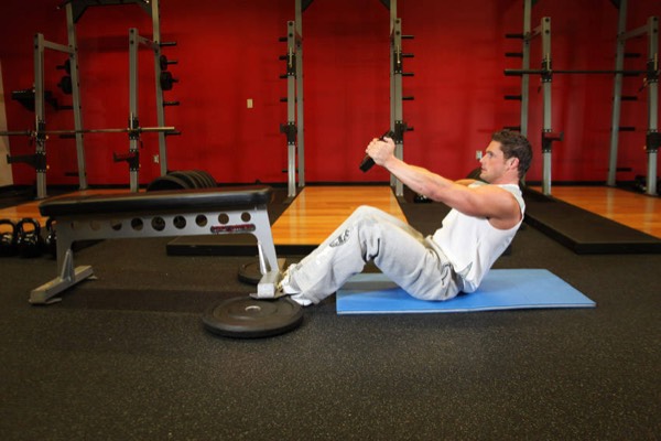 Russian Twist start position