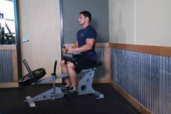 Seated Calf Raise start position