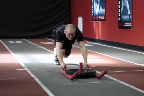 Sled Push start position