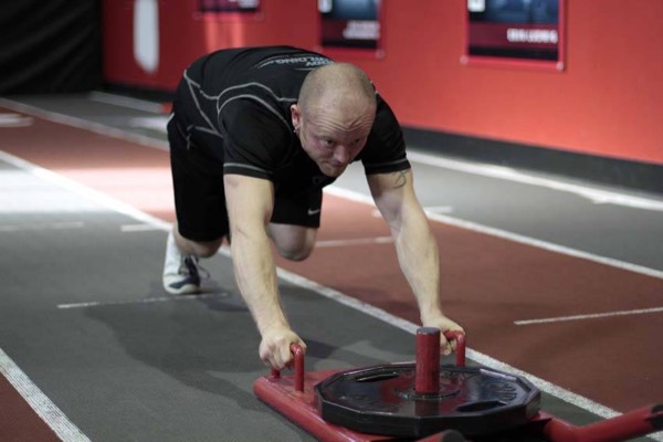 Sled Push finish position