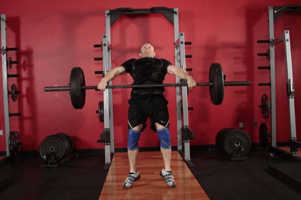 Snatch finish position