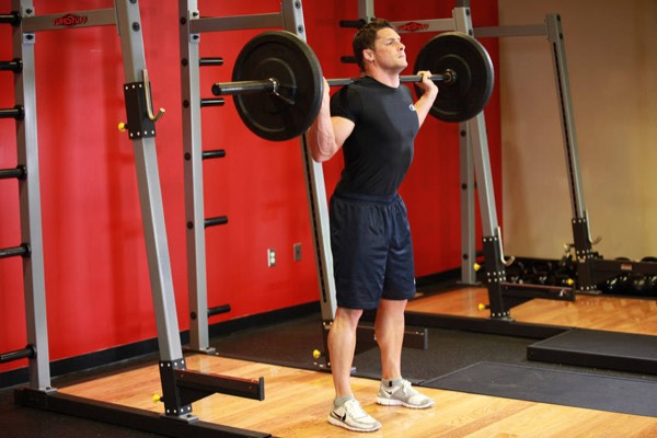 Barbell Back Squat start position