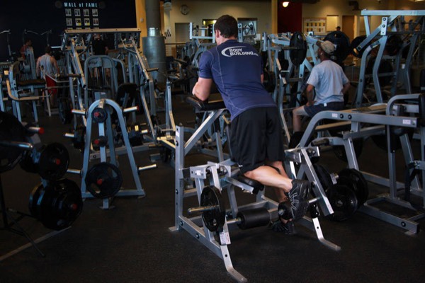 Standing Leg Curl start position