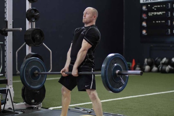 Sumo Deadlift finish position