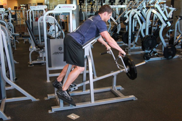 T-Bar Row start position