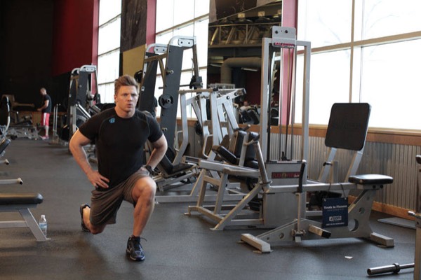Walking Lunge finish position
